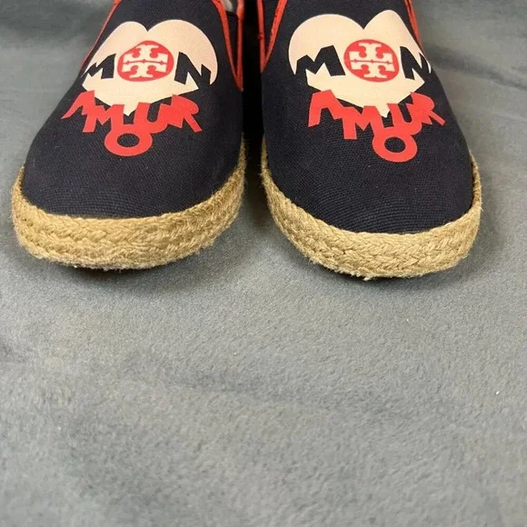 Tory Burch Mon Amour Espadrille sz 9 HTF color combo! - Picture 7 of 9